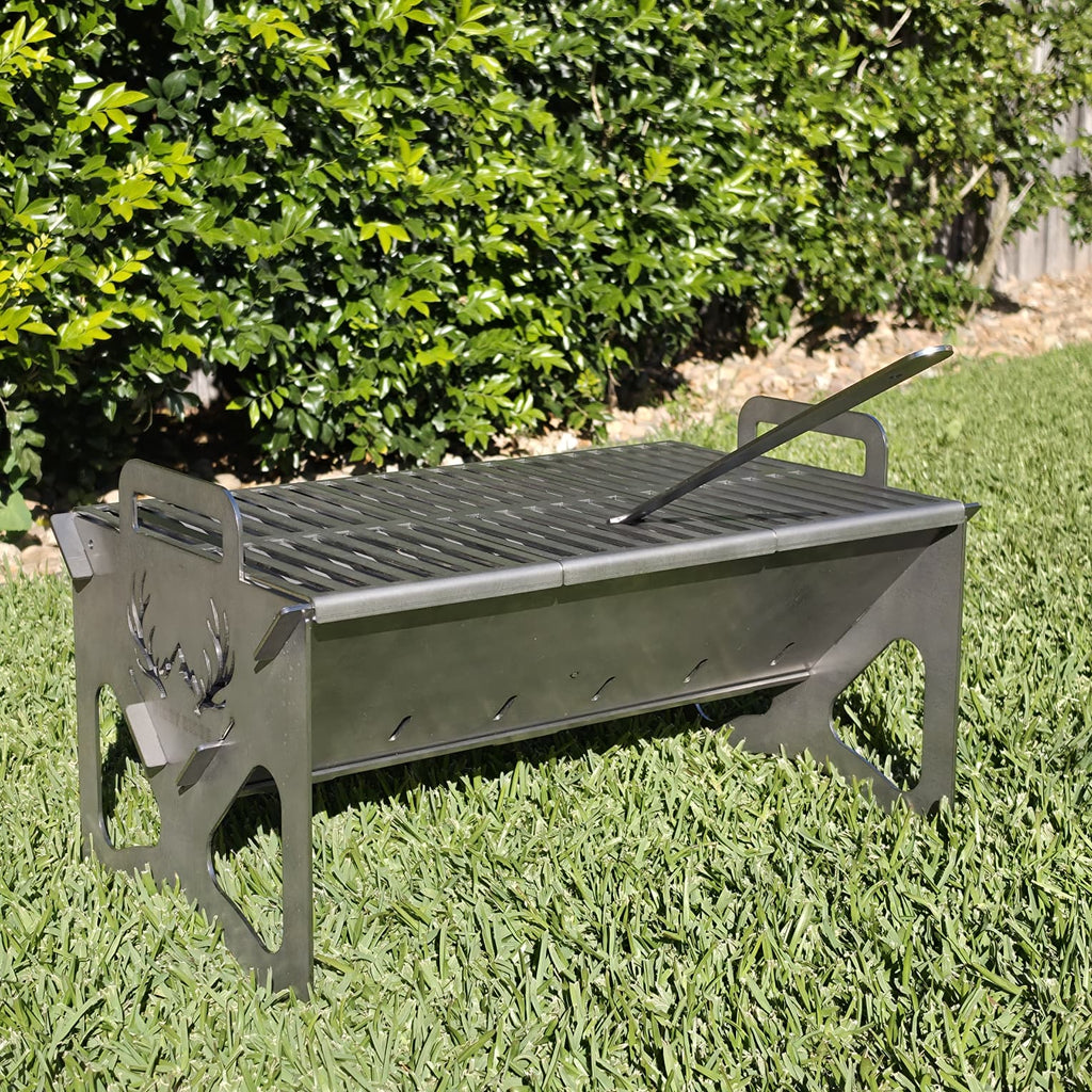 Ridgy Didge Flat Pack BBQ | Australian Made Portable Fire Pit Grill